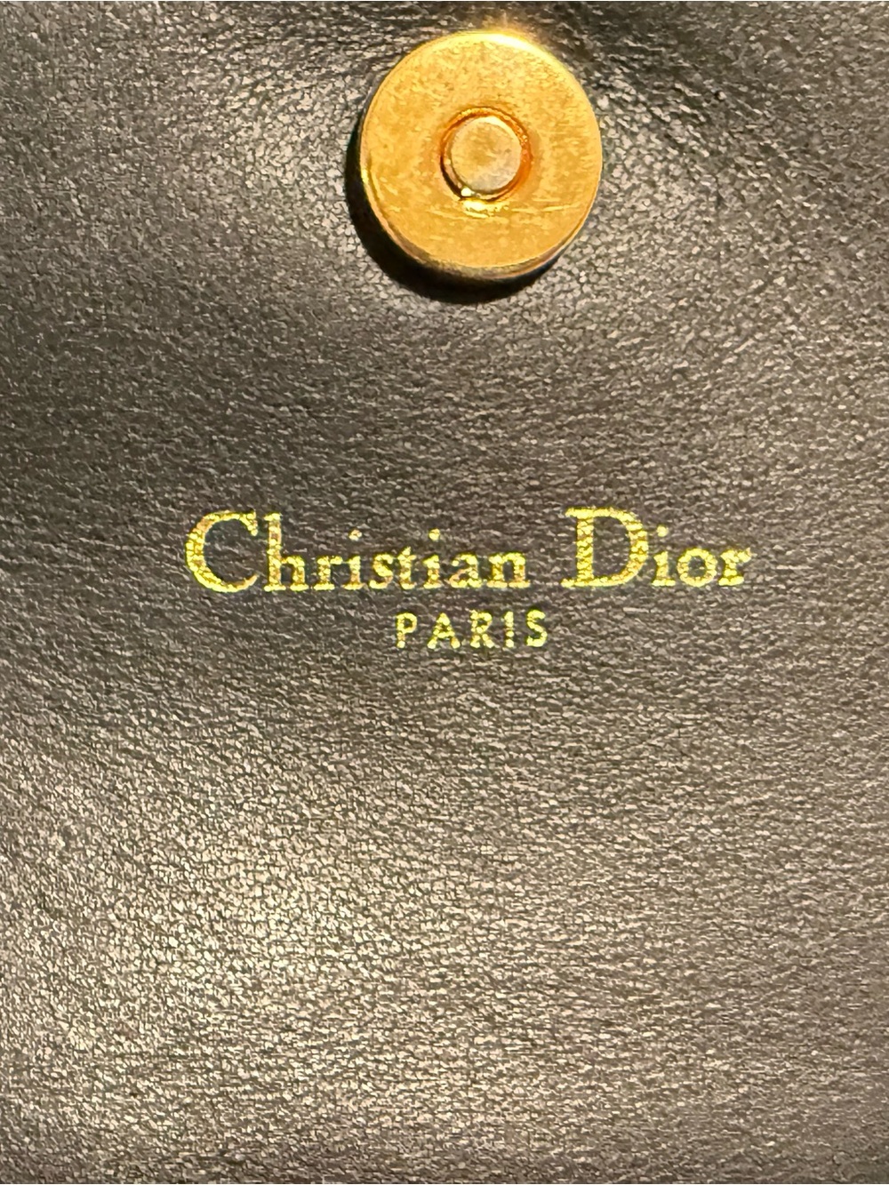 Christian Dior Caro Compact Bifold Wallet Black Cannage Calfskin Box & Dust Bag - Picture 8 of 12